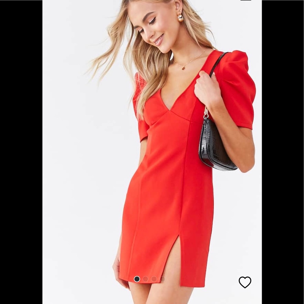 Forever 21 Red Cute mini dress Size L